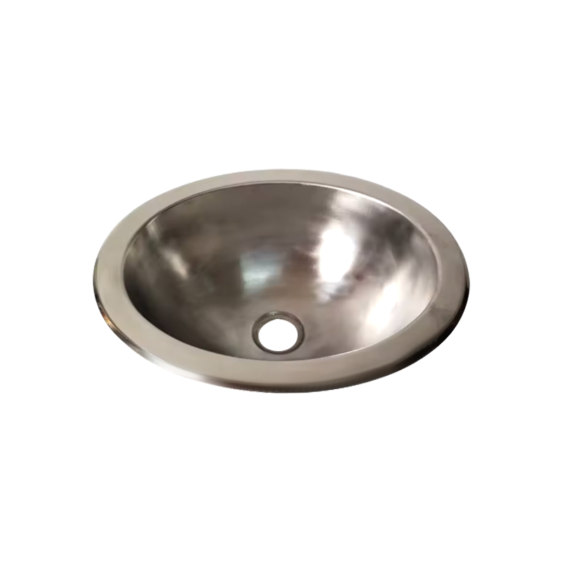 304 Stainless Steel Round Wash Hand Basin For Rv Boat Home